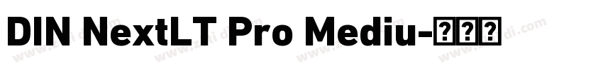 DIN NextLT Pro Mediu字体转换